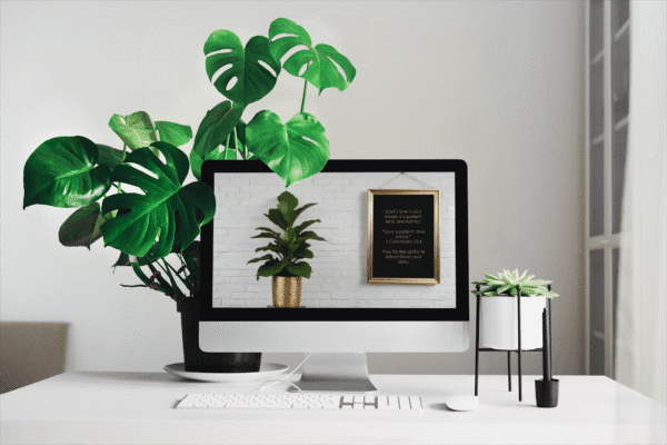 30 Day Auto Changing Devotional Desktop Wallpaper Pack for Getting Married — Ficus Gold 4K Backgrounds - Image 2