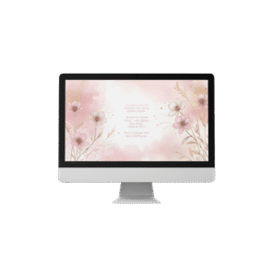 30 Day Auto Changing Christian Devotional Wallpaper – Losing a Job or Changing Careers – 4K Watercolor Blush Digital Download