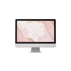 30 Day Auto Changing Christian Devotional Desktop Wallpaper – Starting College or University – 4K Pink and Gold Marble Digital Download
