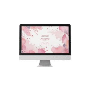 30-Day Auto Changing Christian Devotional Desktop Wallpaper – Starting a New Job – 4K Blush Floral Watercolor Digital Download
