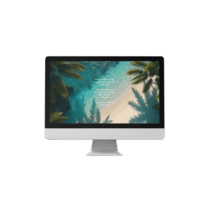 30 Day Auto Changing Christian Devotion 4K Wallpapers for Battling Anxiety or Fear – Beach View Digital Download