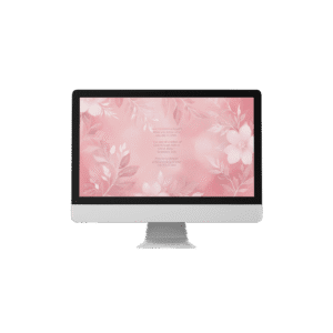 30 Day Auto Changing Christian Devotional 4K Wallpapers – Building Confidence in Christ – Floral Blush Theme Digital Download