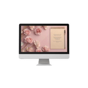 30 Day Auto Changing Christian Devotional 4K Wallpapers – Building Confidence in Christ with Gold Roses Theme