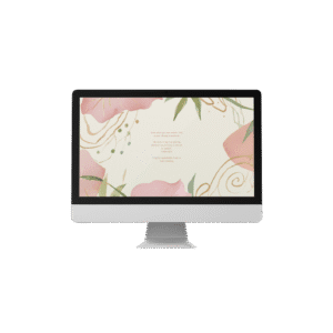 30 Day Auto Changing Christian Devotional 4K Wallpapers – Building Confidence in Christ Watercolor Theme Digital Download