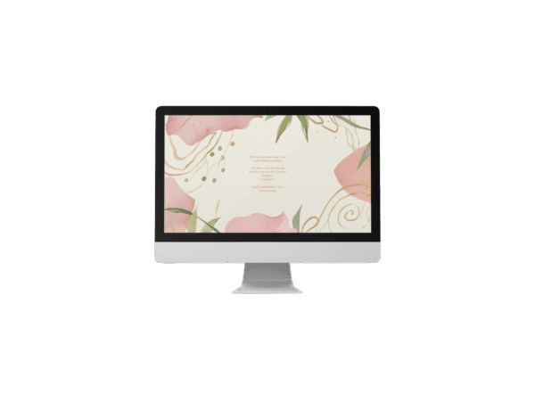 30 Day Auto Changing Christian Devotional 4K Wallpapers – Building Confidence in Christ Watercolor Theme Digital Download