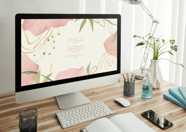 30 Day Auto Changing Christian Devotional 4K Wallpapers – Building Confidence in Christ Watercolor Theme Digital Download - Image 3