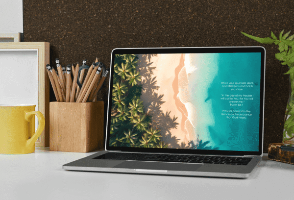30 Day Auto Changing Christian Devotion 4K Wallpapers – Dealing with Depression Beach Life Theme Digital Download - Image 4
