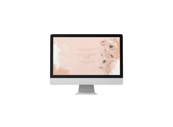 30 Day Auto Changing Christian Devotional 4K Wallpapers – Beige Growth Theme for Dealing with Depression