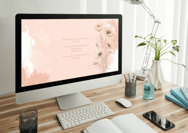 30 Day Auto Changing Christian Devotional 4K Wallpapers – Beige Growth Theme for Dealing with Depression - Image 2