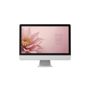 30 Day Auto Changing Christian Devotion 4K Wallpapers – Dealing with Depression Theme with Pink Flower