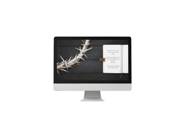 30 Day Auto Changing Christian Devotional 4K Wallpapers – Dealing with Depression Theme Featuring Thorny Crown