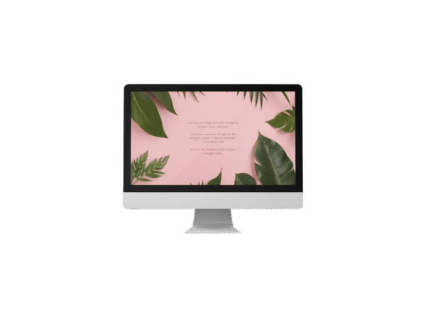 30 Day Auto Changing Christian Devotion 4K Wallpapers for Dealing with Depression – Tropical Theme Digital Download