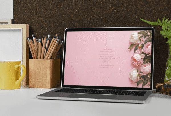 30 Day Auto Changing Christian Devotional 4K Wallpapers – Deepening Your Prayer Life Floral Theme Digital Download - Image 4