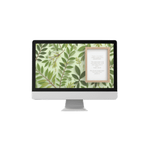 30 Day Auto Changing Christian Devotional 4K Wallpapers – Deepening Your Prayer Life with Green Leaves Theme