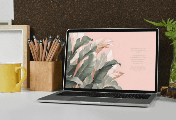 30 Day Auto Changing Christian Devotional 4K Wallpapers – Deepening Your Prayer Life – Tropical Blush Theme Digital Download - Image 4