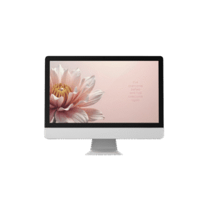30 Day Auto Changing Affirmation 4K Wallpapers for Emotional Resilience – Floral Digital Download