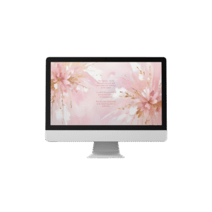 30-Day Auto Changing Christian Devotional Desktop Wallpaper – Losing a Job or Changing Careers – 4K Watercolor Gold Digital Download