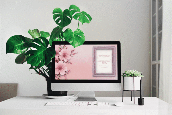 30 Day Auto Changing Christian Devotion 4K Wallpapers – Healing from a Toxic Relationship with Floral Frame Theme - Image 2