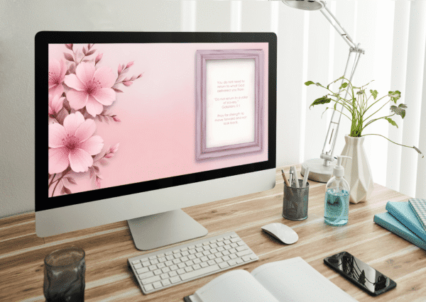 30 Day Auto Changing Christian Devotion 4K Wallpapers – Healing from a Toxic Relationship with Floral Frame Theme - Image 3