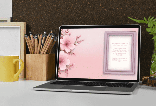 30 Day Auto Changing Christian Devotion 4K Wallpapers – Healing from a Toxic Relationship with Floral Frame Theme - Image 4