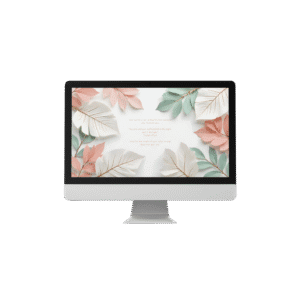 30 Day Auto Changing Christian Devotional 4K Wallpapers – Healing from a Toxic Relationship with Leafy Frame Design