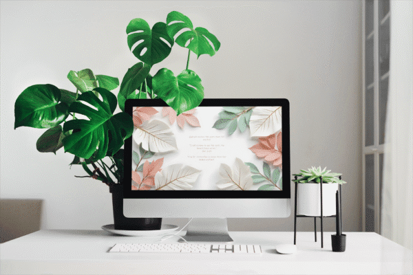 30 Day Auto Changing Christian Devotional 4K Wallpapers – Healing from a Toxic Relationship with Leafy Frame Design - Image 2