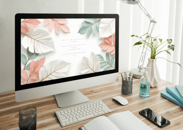 30 Day Auto Changing Christian Devotional 4K Wallpapers – Healing from a Toxic Relationship with Leafy Frame Design - Image 3