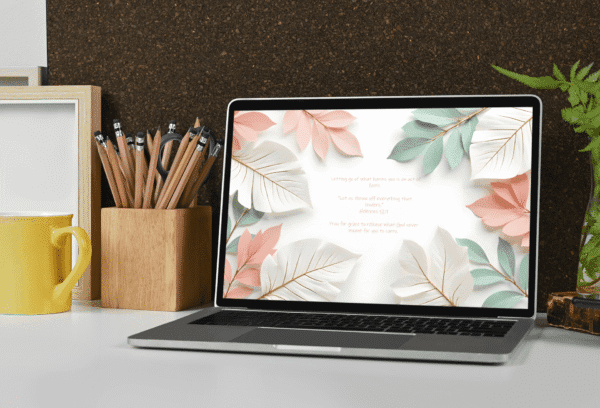 30 Day Auto Changing Christian Devotional 4K Wallpapers – Healing from a Toxic Relationship with Leafy Frame Design - Image 4