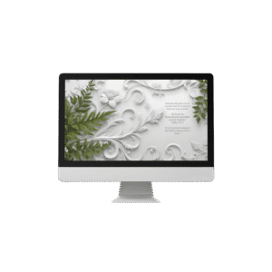 30 Day Auto Changing Christian Devotion 4K Wallpapers – Healing from a Toxic Relationship with Royal Foliage Theme