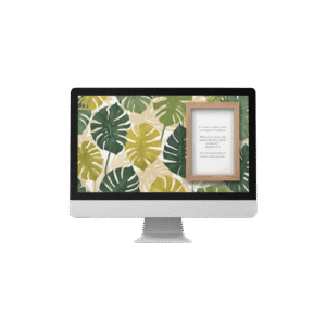 30 Day Auto Changing Christian Devotion 4K Wallpapers – Healing from a Toxic Relationship – Tropical Theme Digital Download