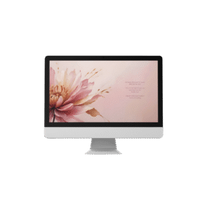 30 Day Auto Changing Christian Devotional 4K Wallpapers – Letting Go of the Past – Floral Blush Theme Digital Download