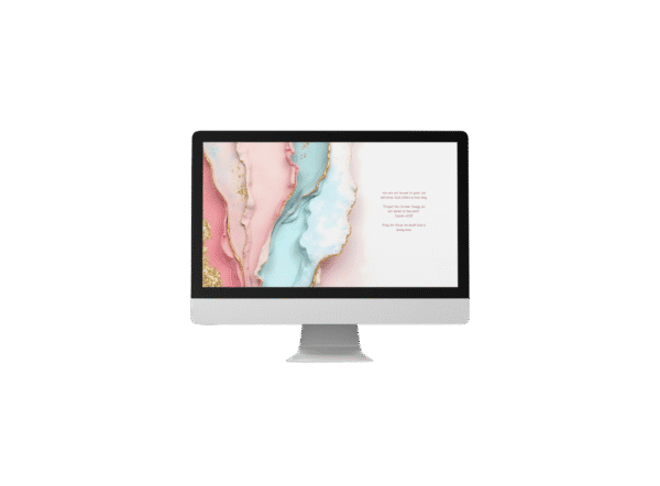 30 Day Auto Changing Christian Devotional 4K Wallpapers – Letting Go of the Past with Oil Paint Strokes Theme Digital Download