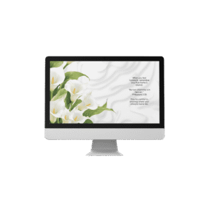 30 Day Auto Changing Christian Devotion 4K Wallpapers – Moving to a New City with Calla Lily Theme