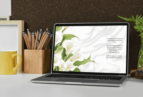 30 Day Auto Changing Christian Devotion 4K Wallpapers – Moving to a New City with Calla Lily Theme - Image 4