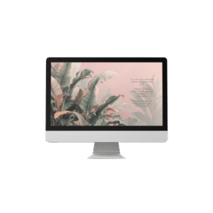 30 Day Auto Changing 4K Wallpapers Christian Devotional for Moving to a New City – Tropical Blush Digital Download