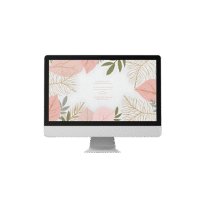 30 Day Auto Changing Christian Devotional 4K Wallpapers – Overcoming Insecurity and Low Self-Worth with Leafy Frame Theme