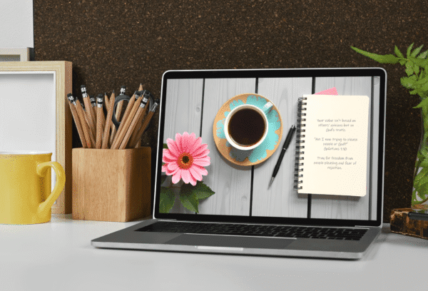 30 Day Christian Devotion 4K Wallpapers – Overcoming Insecurity and Low Self-Worth Morning Journal Theme – auto changing Digital Download - Image 4