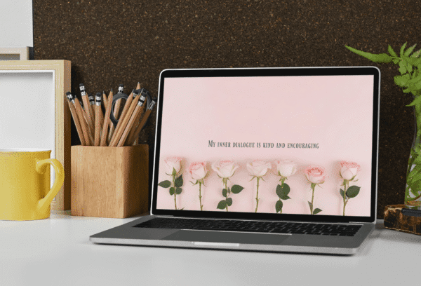 30 Day Auto Changing Positive Thinking Affirmation 4K Wallpapers – Digital Download with Rose Theme - Image 4