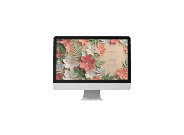 30 Day Auto Changing Christian Devotional 4K Wallpapers – Rebuilding Faith After Disappointment – 3D Forest Floor Theme