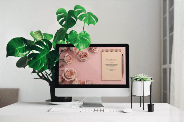 30 Day Auto Changing Christian Devotional 4K Wallpapers – Rebuilding Faith After Disappointment with Blush Notepad Theme - Image 2