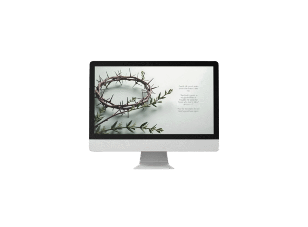 30 Day Auto Changing Christian Devotional 4K Wallpapers – Rebuilding Faith After Disappointment with Crown of Thorns Theme