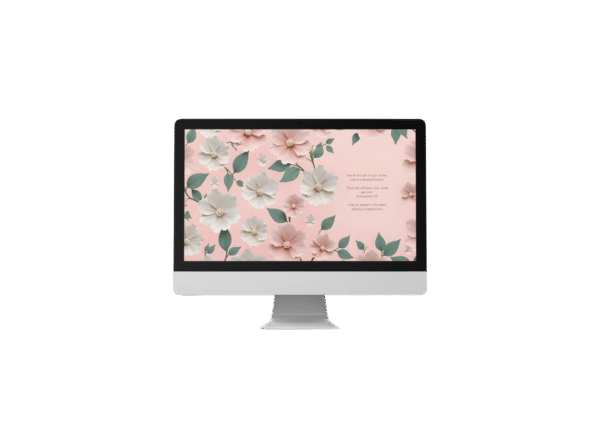 30 Day Auto Changing Christian Devotional 4K Wallpapers – Strengthening Your Marriage – 3D Floral Theme Digital Download