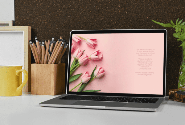 30 Day Auto Changing Christian Devotional 4K Wallpapers – Strengthening Your Marriage with Tulips Theme - Image 4