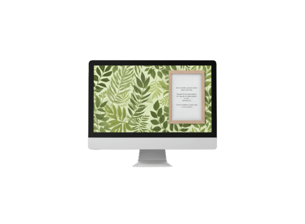 30 Day Auto Changing Christian Devotion – Strengthening Your Marriage – 4K Wallpapers with Watercolor Forest Floor Theme