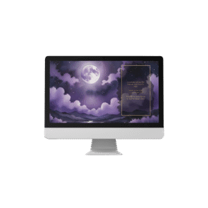30 Day Auto Changing Christian Devotion 4K Wallpapers – Struggling with Loneliness – Moonlight Theme Digital Download