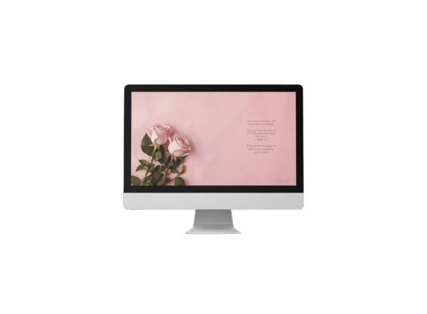 30 Day Christian Devotion 4K Wallpapers for Struggling with Loneliness – Auto Changing Rose Theme Digital Download