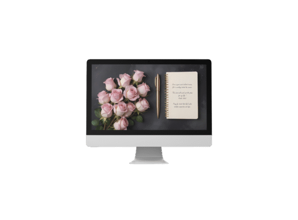 30 Day Auto Changing Christian Devotion 4K Wallpapers – Struggling with Loneliness – Slate Roses Theme Digital Download