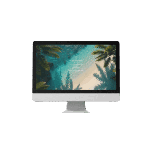 30 Day Auto Changing Christian Devotional 4K Wallpapers – Trusting God’s Timing with Aerial Beach View Digital Download