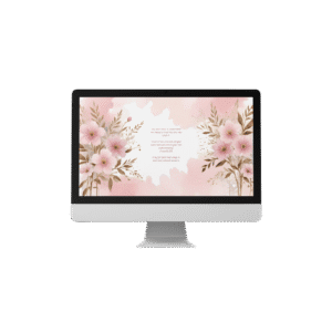 30 Day Auto Changing Christian Devotional 4K Wallpapers – Trusting God’s Timing – Floral Watercolor Digital Download