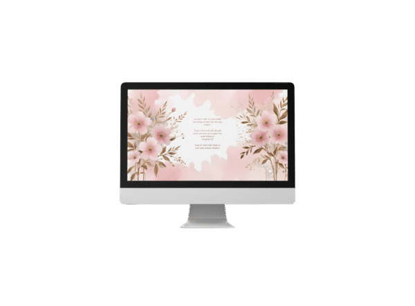 30 Day Auto Changing Christian Devotional 4K Wallpapers – Trusting God’s Timing – Floral Watercolor Digital Download